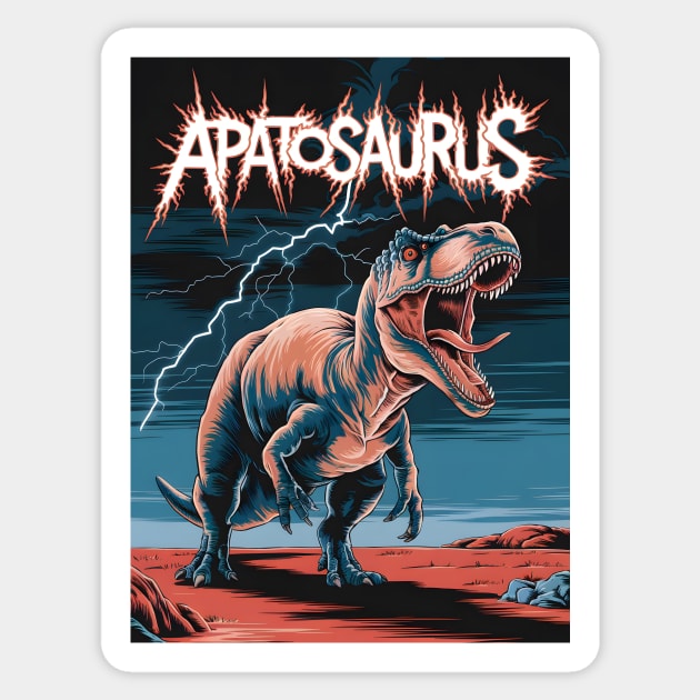 Apatosaurus Sticker by animegirlnft